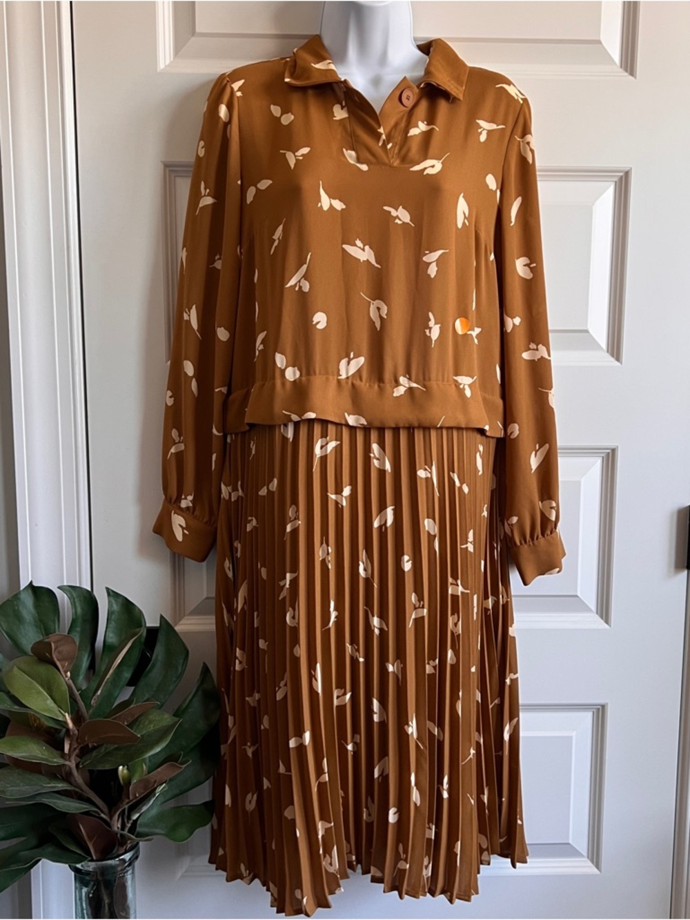 OAK + FORT Midi Pleated Size Small/Medium